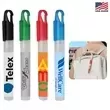 Sanitizer pen with carabiner