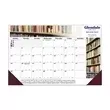 12-month desk calendar with