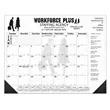 12-month desk calendar with