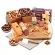 Cutting board with cheese,