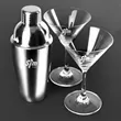 Martini set with stainless