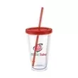 Acrylic tumbler with matching