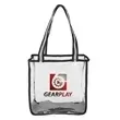 Clear stadium tote bags