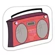 35 mil Boombox shaped