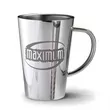 Stainless steel mug. 