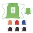 Water-resistant non-woven drawstring bag