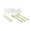 Bamboo utensil kit. 