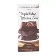 Triple fudge brownie making