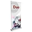 Dual retractable banner machine