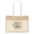 Cotton/Jute Tote with 10