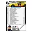 NASCAR Schedule Sticker /