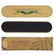 Bamboo nail file that