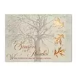 Ivory greeting card with