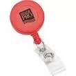 Round retractable badge reel