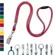 Round custom lanyards with