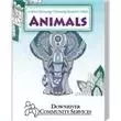 Animals stress relieving coloring