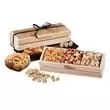 Wooden crate with cashews,