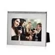 Bright silver frame with