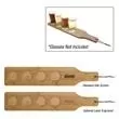 Bamboo flight paddle that