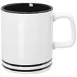 White ceramic mug with