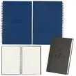 Spiral-bound notebook with a