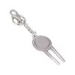 Golfer's key chain with