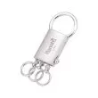 Detachable keychain with three