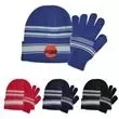 Cuff beanie and gloves