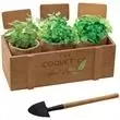 Wooden planter set that