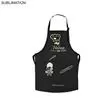 Colored Sublimated Bib Apron,