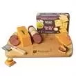 Cutting board with cheese,