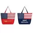 American flag non-woven tote