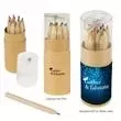 12-Piece colored pencil tube