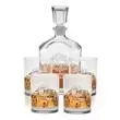 Five-piece decanter set with