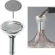 Silver plated splay wine