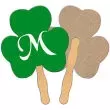 Shamrock shaped fan is