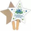 Star shaped fan is