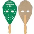 Hockey mask shaped fan