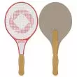 Racquet shaped fan is